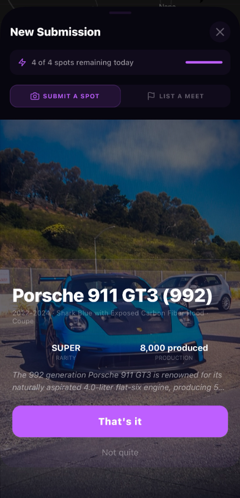 AI Identification Screen
