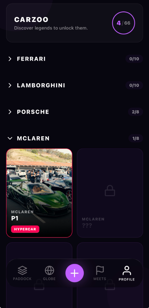 Collection Screen